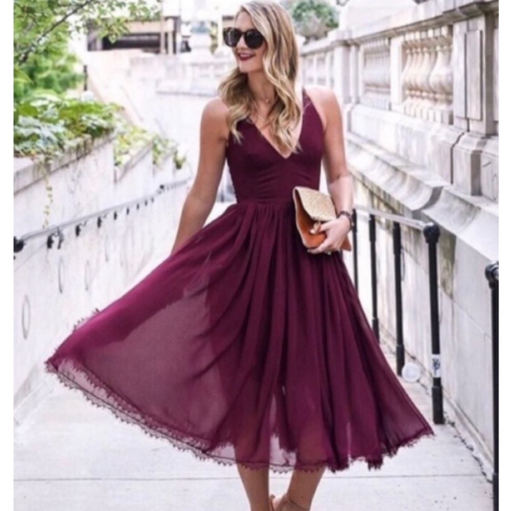 Dress the population tulle dress